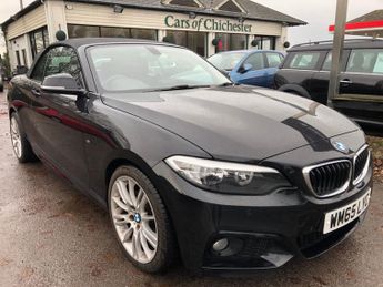BMW 218 218D M SPORT convertible just 49,000m, Nav, bluetooth, sport sea