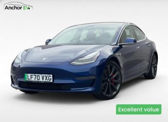 Tesla Model 3 (Dual Motor) Performance Saloon 4dr Electric Auto 4WDE (Performa