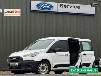 Ford Transit Connect Crew Cab SWB L1H1 Low Roof 220 Air Con Tow Bar EURO 6