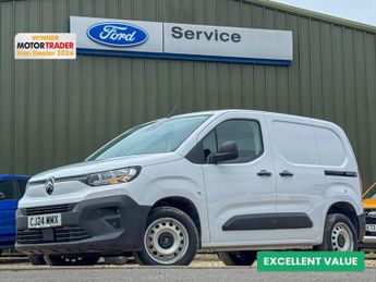 Citroen Berlingo SWB L1H1 Low Roof Enterprise Air Con Sensors EURO 6 NO VAT