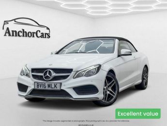 Mercedes E Class AMG Line (Premium) Cabriolet 2dr Petrol G-Tronic+ Euro 6 (s/s) (