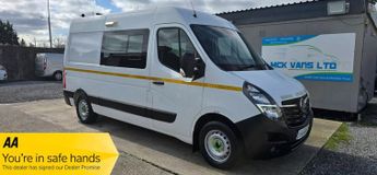 Vauxhall Movano F3500 MWB L2 H2 2.3 TURBO D 135ps EU6 WELFARE SERVICE VAN