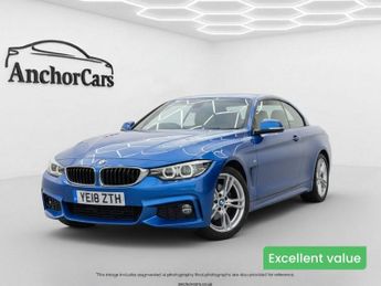 BMW 420 M Sport Convertible 2dr 420i 2.0 Petrol Auto Euro 6 (184 ps)