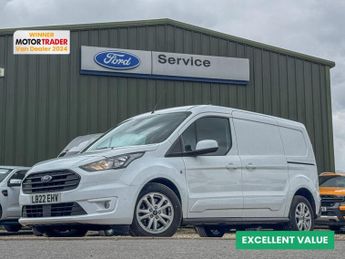 Ford Transit Connect AUTO LWB L2H1 Limited 250 Air Con Alloys Camera Nav Sensors EURO
