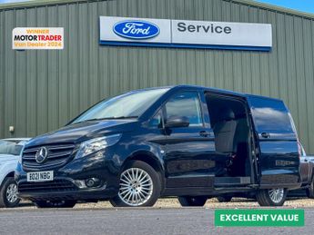 Mercedes Vito Crew Cab AUTO LWB L2H1 Premium Plus 116 A/C Alloys Sensors Tow B