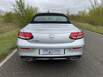 Mercedes-Benz C Class C200 MHEV AMG Line Premium Plus Convertible Auto Petrol 360 CAM/