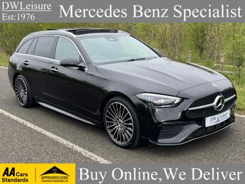 Mercedes C Class C200 MHEV AMG Line Premium Plus Auto Petrol Estate PAN ROOF/MEMO