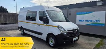 Vauxhall Movano L2H2 F3500 MWB 7 SEATER WELFARE VAN 2.3 TURBO D 135ps EU6