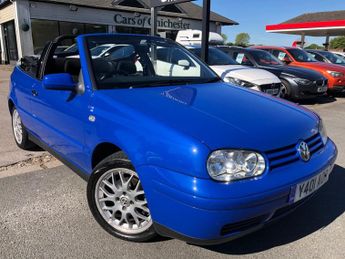 Volkswagen Golf 2.0 Convertible petrol manual just 55,000m AC, 16'' BBS alloys