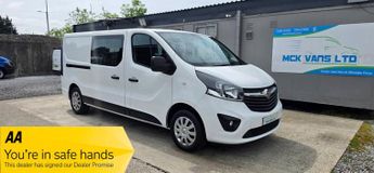Vauxhall Vivaro SPORTIVE DCIV 6 SEATER CREW VAN 2900 2 H1 LWBN 1.6 CDTI BITURBO 