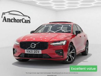 Volvo S60 2.0 B5 MHEV R-Design Saloon 4dr Petrol Hybrid Auto Euro 6 (s/s) 
