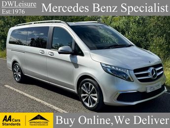 Mercedes V Class V220 D Sport Auto Diesel 8 Seater EX-LWB/SAT NAV/FULL LEATHER/VA