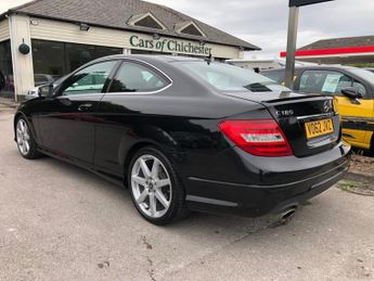 Mercedes-Benz C Class C180 BLUEEFFICIENCY AMG SPORT 1.6 Petrol Coupe Automatic