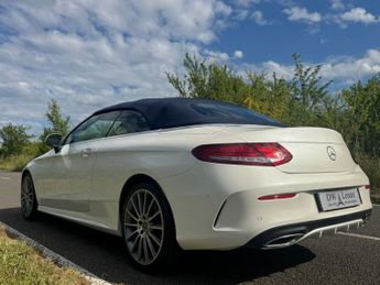 Mercedes-Benz C Class C200 AMG Line Convertible Auto Petrol BEIGE LEATHER/BLUE CONVERT