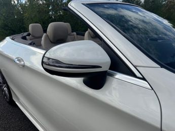 Mercedes-Benz C Class C200 AMG Line Convertible Auto Petrol BEIGE LEATHER/BLUE CONVERT