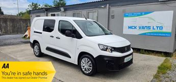 Peugeot Partner PROFESSIONAL 850 L2 H1 5 SEATER CREW VAN 1.5 HDI 100ps EU6