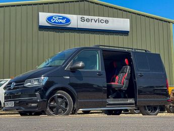 Volkswagen Transporter Crew Cab AUTO SWB L1H1 T32 Sportline Air Con Alloys Sensors EURO