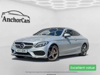 Mercedes C Class 2.1 C250d AMG Line (Premium Plus) Coupe 2dr Diesel G-Tronic+ Eur