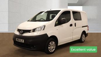 Nissan NV200 Crew Cab SWB L1H1 Low Roof Acenta Air Con EURO 6 NO VAT