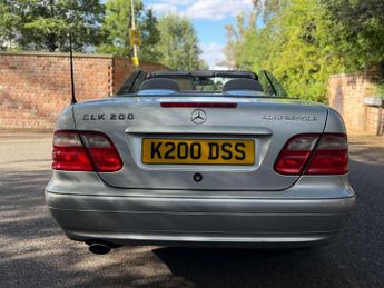 Mercedes-Benz CLK 2.0 CLK200 Kompressor Elegance Cabriolet 2dr Petrol Manual (233 
