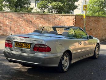 Mercedes-Benz CLK 2.0 CLK200 Kompressor Elegance Cabriolet 2dr Petrol Manual (233 