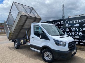 Ford Transit 350 2.0 EcoBlue 105ps CAGED TIPPER TIPPING BODY 65K FSH 1 OWNR F