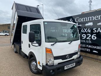 Nissan Cabstar 35.14 2.5 dCi LWB CREW CAB 6 SEATER ARBORIST TIPPER CHIPPING BOD