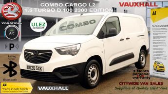 Vauxhall Combo 2300 1.5 Turbo D 100ps H1 Edition Van 