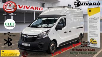 Vauxhall Vivaro 2900 1.6CDTI BiTurbo 125PS H2 Van LWB H/Roof NO VAT