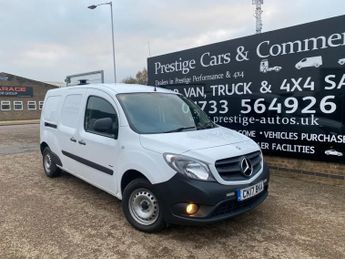 Mercedes Citan 109CDI 1.5 90 BHP LWB PANEL VAN TWIN SLIDING DOORS 87K FMSBH CRU