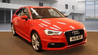 Audi A3 1.6 TDI 110 S Line 3dr ++ SAT NAV / 20 TAX / ULEZ / DAB / 1 OWNE