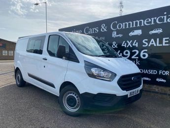 Ford Transit 2.0 TDCi 320 130ps CREW VAN DOUBLE CAB L2 LWB 6 SEATER MPV 1 OWN