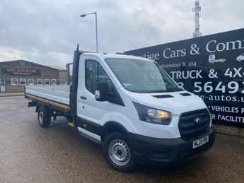 Ford Transit 350 2.0 EcoBlue 130ps L4 XLWB DROPSIDE PICK UP TRUCK 108K FSH CA