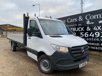 Mercedes Sprinter 314 CDI 2.1 143 BHP AUTOMATIC 7-G LWB DROPSIDE PICK UP TRUCK 122