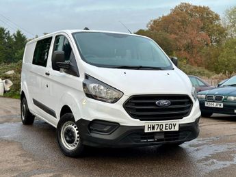 Ford Transit 2.0 EcoBlue 130ps Low Roof D/Cab Leader Van ULEZ + 6 SEATS