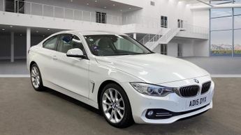 BMW 420 420d [190] Luxury 2dr Auto + SAT NAV / OYSTER LEATHER / 35 TAX /