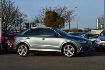 Audi Q3 2.0 TDI 177 Quattro S Line Plus 5dr + 8 SERVICES / CAMBELT / SAT