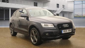 Audi Q5 2.0 TDI Quattro S Line Plus 5dr S Tronic + SAT NAV / LEATHER / 1