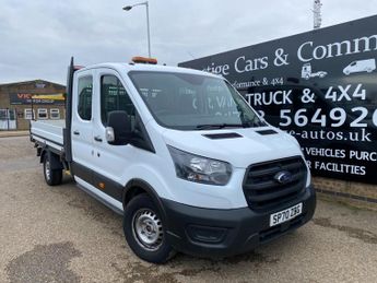 Ford Transit 350 2.0 TDCI 130 LEADER AWD 4X4 LWB L3 DOUBLE CAB DROPSIDE 7 SEA