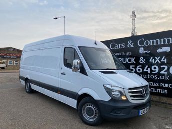 Mercedes Sprinter 313 CDI 2.1 130BHP L3H2 LWB HI ROOF PANEL VAN 134K 2 OWNERS DRIV