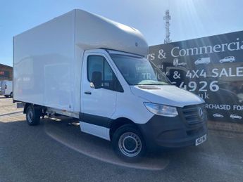 Mercedes Sprinter 3.5t Progressive Chassis Cab LUTON BOX VAN TAIL LIFT FSH 1 OWNER