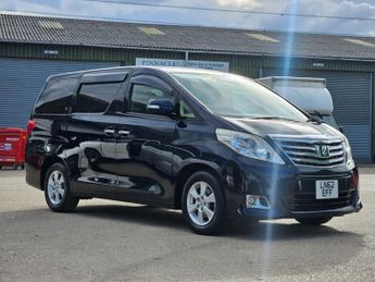 Toyota Alphard VELLFIRE 8 seater warranted mileage ULEZ compliance 