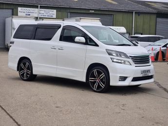Toyota Vellfire Alphard 8 seater Fresh Import warranted mileage ULEZ/LEZ