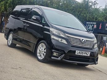 Toyota Vellfire Auction sheet available 