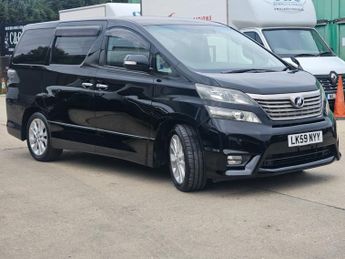 Toyota Vellfire Auction sheet available 