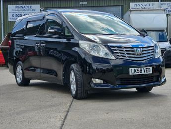 Toyota Alphard Mileage 8 seater ULEZ compliance 