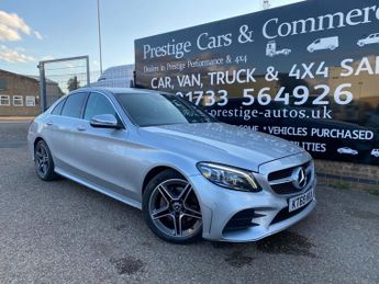Mercedes C Class C200d AMG LINE PREMIUM EDITION 1.6 DIESEL AUTOMATIC 9 SPEED 62K 