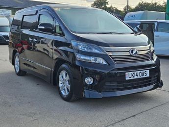 Toyota Vellfire Fresh import warranted mileage ULEZ compliance 