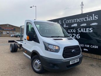 Ford Transit 350 2.0 TDCi 130ps L4 XLWB EF CHASSIS CAB 94K 1 OWNER AIR CON TW