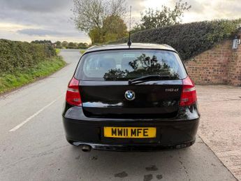 BMW 1 SERIES 2.0 116D SPORT 5DR 146K (BLACK) F.S.H 2 KEYS AA APPROVED